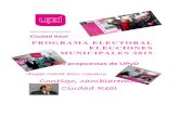 Programa Electoral UPyD Ciudad Real