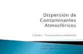 Dispersion de Contaminantes Atmosfericos