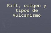 Rift y Tipos de Vulcanismo