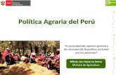 Política Agraria 2012-2016