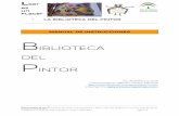 MANUAL DE INSTRUCCIONES-BIBLIOTECA DEL PINTOR