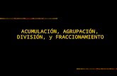 11. AGRUPAMIENTO, DIVISIÓN, FRACCIONAMIENTO Y ACUMULACIÓN_9.ppt