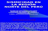 Sismicidad en La Región Norte Del Perú