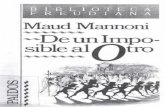Manonni, Maud (1985). de Un Imposible Al Otro