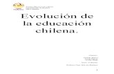 Evolución de la educación chilena