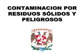 Contaminacion Residuos Solidos y Peligrosos 2014