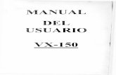Manual Del Usuario VX-150