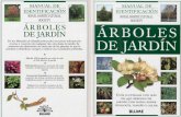 Botánica - Árboles de Jardín - Manual de Clasificación