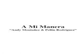 Andy Montañez - A Mi Manera - Partituras Metales 2T 1B 2SAT