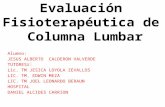 Evaluación Fisioterapéutica de Columna Lumbar