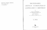 Diccionario Etimologico G-MA