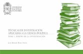 Tema 1 - Técnicas de Investigación - José Manuel Rivas Otero