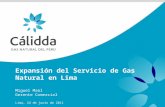 Expansión Del Servicio de Gas Natural en Lima_Junio 2011