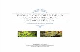 Trabajo Bioindicadores de La Contaminación Atmosférica. Robero Aguilar y Encarnación Moreno
