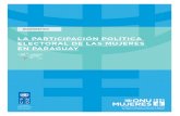 Diagnóstico. La participación política electoral de las mujeres en Paraguay.