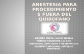 Anestesia Fuera de Quirofano
