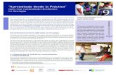 Estudio de caso 9 - “Aprendizaje desde la Práctica” para crear Comunidades Resilientes en Nicaragua