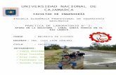 Práctica  Aforo en La Bocatoma Canal Sta Teresa en El Río Chonta (1)