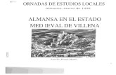 Almansa en El Estado Medieval de Villena. Jornadas de Estudios Locales. Almansa 1998. Aurelio Pretel Marín