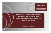 Proyecto de Presupuesto en Educacion 2014