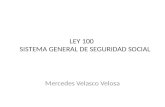 Ley 100 Sistema General de Seguridad Social