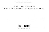 Los 1001 Anos de La Lengua Española página. 1-28