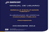 Manual USHAY - Ofertas - Consultoría Concurso Público - Proveedor