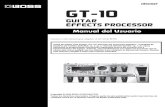 manual procesador boss GT-10