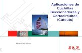 Aplicaciones de Cuchillas Seccionadoras y Cortacircuitos (Cutouts