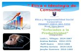 Etica e Ideologia de Consumo. Presentación