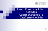 Lean Construction Metodos Cuantitativos e Implementacion