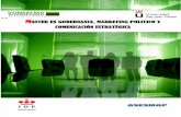 Catálogo Master en Gobernanza, Marketing Político y Comunicación Estratégica