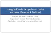 Integración de Drupal Con Redes Sociales (Facebook