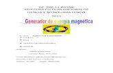 Generador magnetico