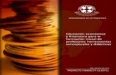 Educación Económica y Financiera Para La Formación Inicial de Profesores. Dra. Marianela Denegri