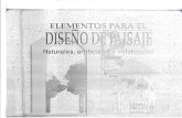 03 CABEZA Alejandro (1994) Elementos Para El Diseño Del Paisaje Natural, Artificiales y Adicionales