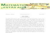 Matematicas Estas Ahi - Adrian Paenza