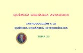 Tema 23. Introd a La Quimica Organica Heterociclica