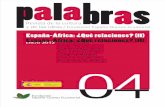 Palabras: Revista de la cultura y de las ideas, Fundación España Guinea Ecuatorial, Vol.4
