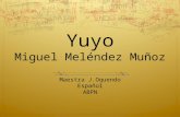 Presentación de la novela YUYO