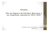 Plan de Negocios de PEMEX 2014-2018