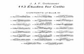 Violoncelo - Método - Dotzauer - 113 Estudos - Volume 03