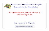 Propiedades Mecanicas y Tecnologicas 2014