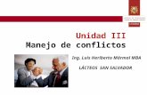 UNIDAD II, Manejo de Conflictos