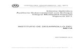 Informe Definitivo Auditoria Especial Contratacion IDM Vigencia 2011