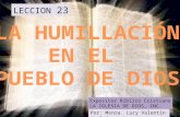 Leccion 23 humillacion