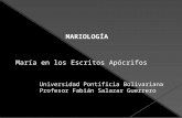 A. Mariologia. Protoevangelio de Santiago