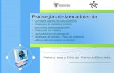 Factores Exito e Commerce-Unidad 1 Tema 1-Estrategias de Comercializacion