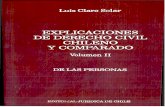 Explicaciones de Derecho Civil Chileno y Comparado - Tomo II - Luis Claro Solar