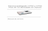 Manual de Servicio Electrocardiógrafo Cp50 Plus